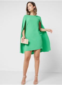 Buy Cape Sleeve Knitted Dress in Saudi Arabia