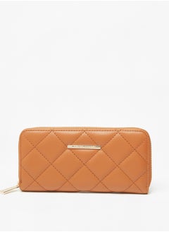 اشتري Quilted Zip Around Wallet في الامارات