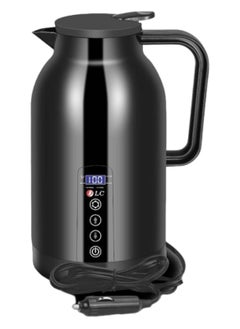 Buy DLC Traveler electric Kettle 1300 Ml With Car/Truck DC 12 V and 24 V Plug Black DLC-2254 in UAE