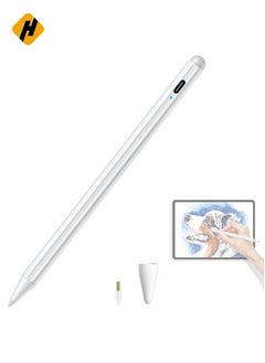 Buy Stylus Pen for Apple iPad - Pencil 2nd Generation for iPad 2018-2022, High Precision iPad Pen, Palm Rejection Stylus Pen for iPad 9 8 7 6, iPad Pro 11/12.9, iPad Air 5 4 3, Pad Mini 6. 5 in Saudi Arabia