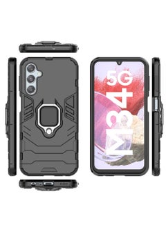 اشتري Samsung Galaxy M34 5G   Original Iron Man Case with Kickstand Ring Holder and Shockproof Protective Protection in Black. breathable touch feeling. في مصر