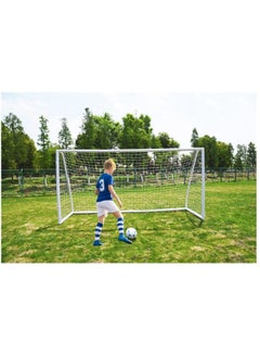 Buy Safety PVC Football Goal Youth Professional PVC Soccer Goal for Backyard Schools Colleges and Soccer Camps(300x200x120cm) in UAE