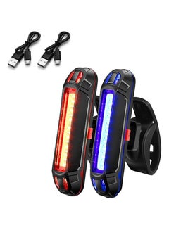 Buy 2Pack Bike Rear Tail Light USB Rechargeable Bicycle Taillight Ultra Bright Bicycle LED Safety Light Waterproof Cycling Taillight 5 Light Modes in Saudi Arabia