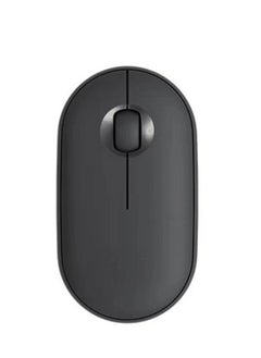 اشتري For Slim Silent Computer Mouse, Bluetooth Or 2.4 GHz, With USB Mini Receiver, For Laptop/PC/Mac. Black. في السعودية