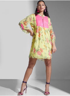 Buy Floral Printed Tunic Dress in UAE