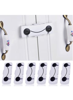 Buy Cabinet Locks for Babies 6 Pack Baby Proofing Baby Safety Locks Child Locks for Cabinets Fridge Locks for Kids Strong Adhesive No Drilling Durable Multifunctional for Furniture Kitchen in Saudi Arabia