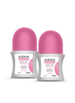 Buy AZHA Deodorant ROLL-ON deep purple 1+1 50ml in Egypt