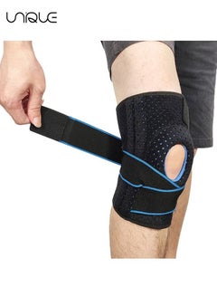 Buy Knee Support Brace Open-Patella Gel Pads Knee Brace Side Stabilizers Adjustable and Breathable Knee Supports, Joint Pain Relief Injury Recovery for Men and Women Blue(1 piece) in UAE