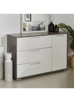 Buy Patara 3-Drawer 1-Door Master Dresser Without Mirror 39x80x117.2cm in UAE