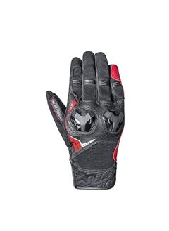 اشتري Ixon RS Splitter MS Textile Leather Gloves -Black/Red-Medium في الامارات