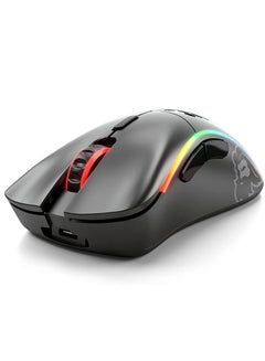 Buy Glorious Model D Wireless Gaming Mouse - RGB 69g Lightweight Ergonomic Wireless Gaming Mouse (Matte Black) in UAE