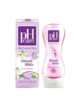 Buy Daily Feminine Wash Delicate White - With Advance Whitening Complex - Lightens Skin in 14 Days - Safe for Everyday Use - pH-Balanced & Clinically Tested - 150ml in UAE