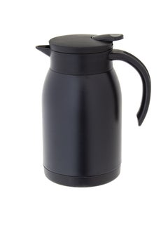 Buy steel thermos for Tea and Coffee 900 ml black color in Saudi Arabia