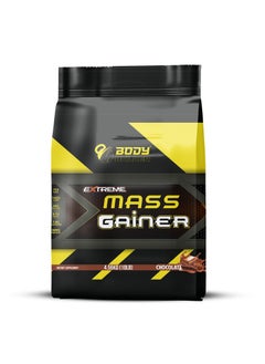 Buy Body Builder Extreme Mass Gainer, Chocolate, 22 Servings - 4.56 Kg in Saudi Arabia