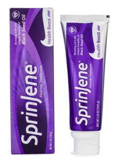 اشتري SprinJene Toothpaste with Black Seed Oil for Dental Health - 142 gm في السعودية