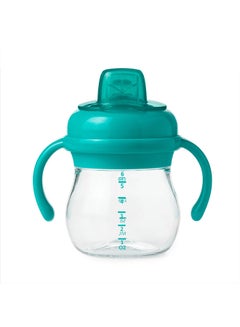 Buy Transitions Soft Spout Sippy Cup With Removable Handles - 6 Oz - Teal in UAE