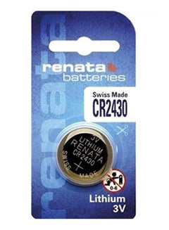 اشتري 1-Piece Renata CR2430 Swiss Made Lithium 3V Battery في الامارات