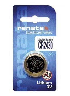 Buy 1-Piece Renata CR2430 Swiss Made Lithium 3V Battery in UAE