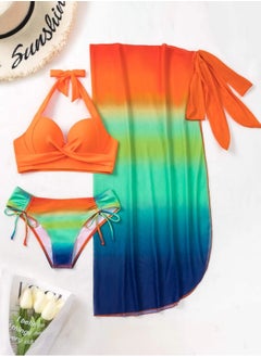 اشتري Fashionable Women's Bikini Swimsuit Three Piece Set في الامارات