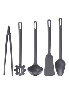 اشتري 5 Pcs Kitchen Utensil Set Grey في مصر