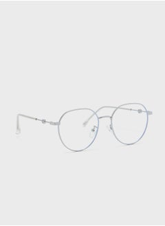 Buy Round  Frame Anti Blue Lens Laptop Optic Glasses in UAE