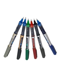 اشتري مجموعة أقلام حبر سائل من 6 قطع متعدد الألوان في السعودية