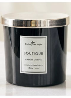 اشتري Boutique Black Tuberose Angelica Scented Jar Candle 32 h في السعودية