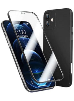 Buy 360 case for iPhone 11  (protective case + transparent screen) ,Black in Egypt