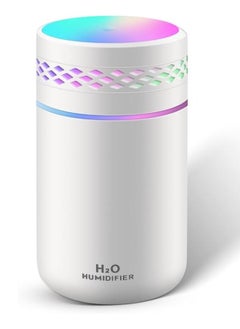 Buy Car Humidifier Diffuser 260ml Type-C Essential Oil Aromatherapy Diffuser with Colorful Light Cool Mist Air Humidifier Car Air Purifier USB Quiet for Car Plants Home in UAE