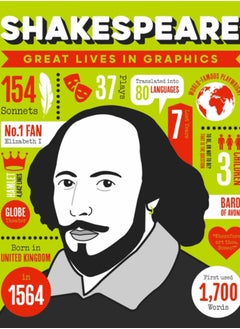 اشتري Great Lives in Graphics: Shakespeare في السعودية