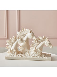 اشتري Luxe Polyresin Light Terracotta Horse Accent 25.5 x 15.5 x 9 cm في الامارات