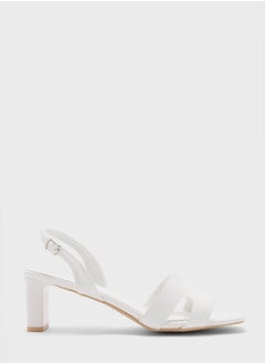 Buy Block Heel Sling Back Sandal in Saudi Arabia