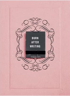 اشتري Burn After Writing - By Sharon Jones في مصر