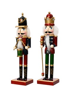 اشتري Kaemingk Nutcracker Firwood Red Version With Stras, 25Cm, Assorted 1 Piece في الامارات