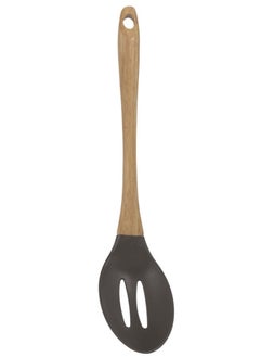 Buy GREEN BAMBOO HANDLE SLOTTED SPOON in UAE