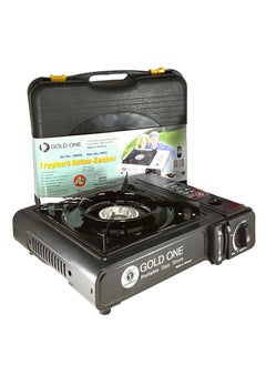 اشتري Camping Stove 2in1 Picnic Portable Stove With Box Balck في الامارات