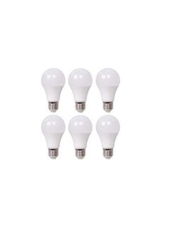 Buy LED bulb - 12 watt - white - 6 pieces in Egypt