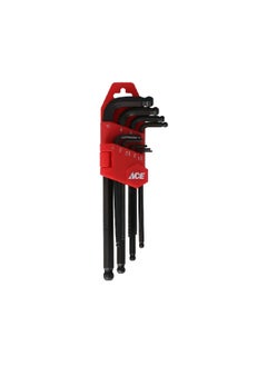 Buy 9-Piece L-Type Hex Wrench Set Black 25.2 x 3 x 10.2 cm SAAME 9PC HEX in Saudi Arabia