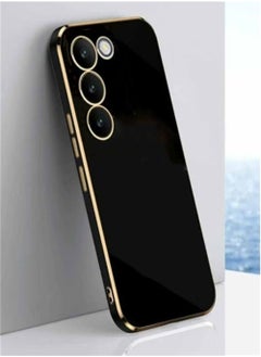 Buy Mobile Phone Case for vivo V30 Lite Luxury Plating Soft Back Cover Raised Full Camera Protection in Saudi Arabia