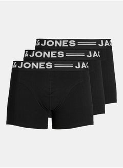 اشتري Pack of 3 - Logo Detail Solid Trunks في السعودية