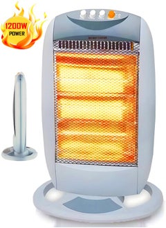 Buy Electric Heater and Heater 3 Levels 400W, 800W and 1200W Halogen Heater for Room with Overturn Protection in Saudi Arabia