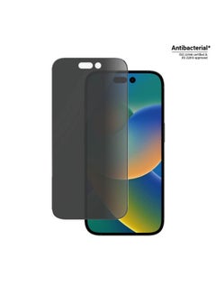 Buy PanzerGlass PRIVACY Screen Protector for Apple iPhone 14 Pro 2022 6.1" - Black Frame in UAE