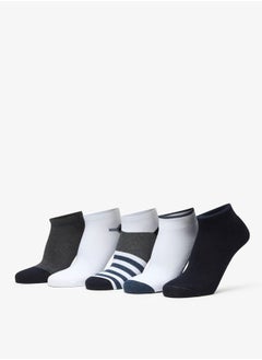 اشتري Men's Assorted Ankle Length Socks - Set of 5 في السعودية