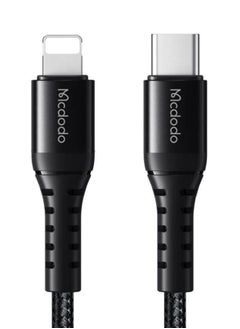 Buy CA-5630 USB-C to Lightning Cable, 36W, 0.2m (Black) in UAE