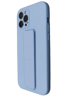 Buy iPhone 12 Pro Max Silicone Phone Cover with Kickstand in UAE