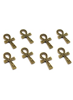 Buy 8 pieces of immatgar pharaonic Egyptian ankh key Fridge Magnets Egyptian souvenirs gifts - Inspired Gift from Egypt ( Burnt Yellow ) in Egypt