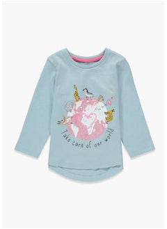 اشتري Girls Sequin Animal Long Sleeve T-Shirt في مصر