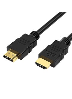 اشتري HDMI Cable v2.0 Support 18Gbps High-Speed 4K 60Hz 1.8 Meters (Black) في الامارات