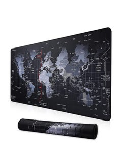 Buy World Map Gaming Mouse Pad - 40X90cm Thick 3mm XXXL Extended Size - Anti Slip Base - Speed Edition in Egypt