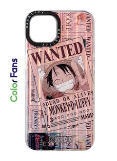 Buy One Piece Luffy Wanted Laser iPhone 14 Pro Cover in Saudi Arabia